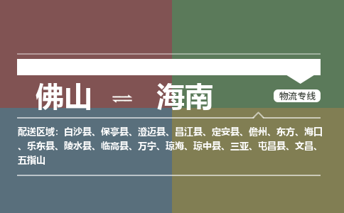 佛山到海南物流公司-佛山到海南專線-輕拿輕放銘龍物流