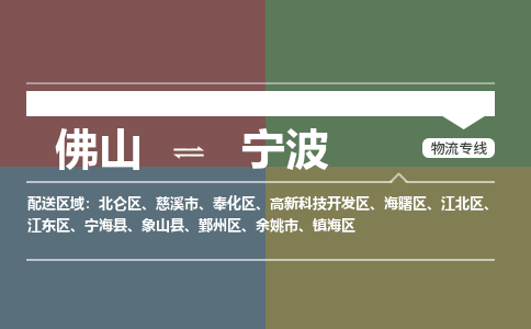 佛山到寧波物流公司-佛山到寧波專線-銘龍物流優(yōu)勢(shì)線路