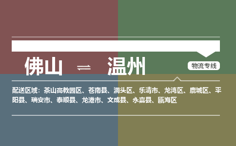 佛山到溫州物流公司|佛山到溫州專線|銘龍物流配送無盲點