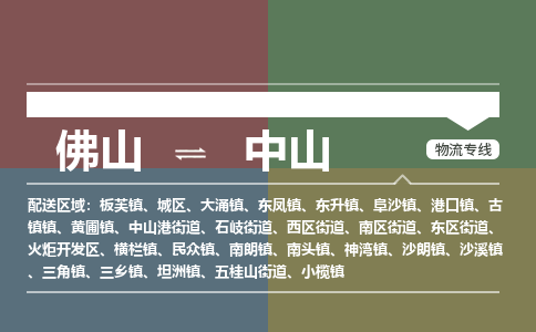 佛山到中山物流公司-佛山到中山專(zhuān)線-歡迎合作銘龍物流