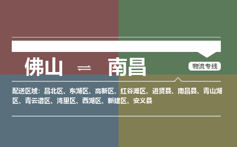 佛山到南昌物流公司|佛山到南昌專線|（今日/熱點(diǎn)線路）