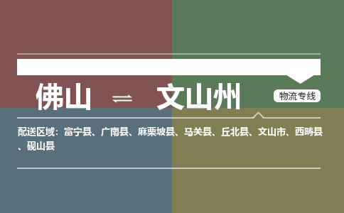 佛山到文山州物流公司-佛山到文山州專線-求真務(wù)實銘龍物流