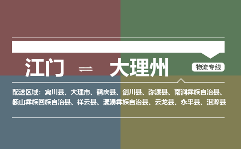 江門到大理州物流公司|江門到大理州專線|銘龍物流物流公司